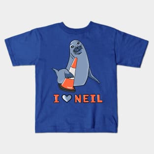 I Love Neil the Seal Kids T-Shirt